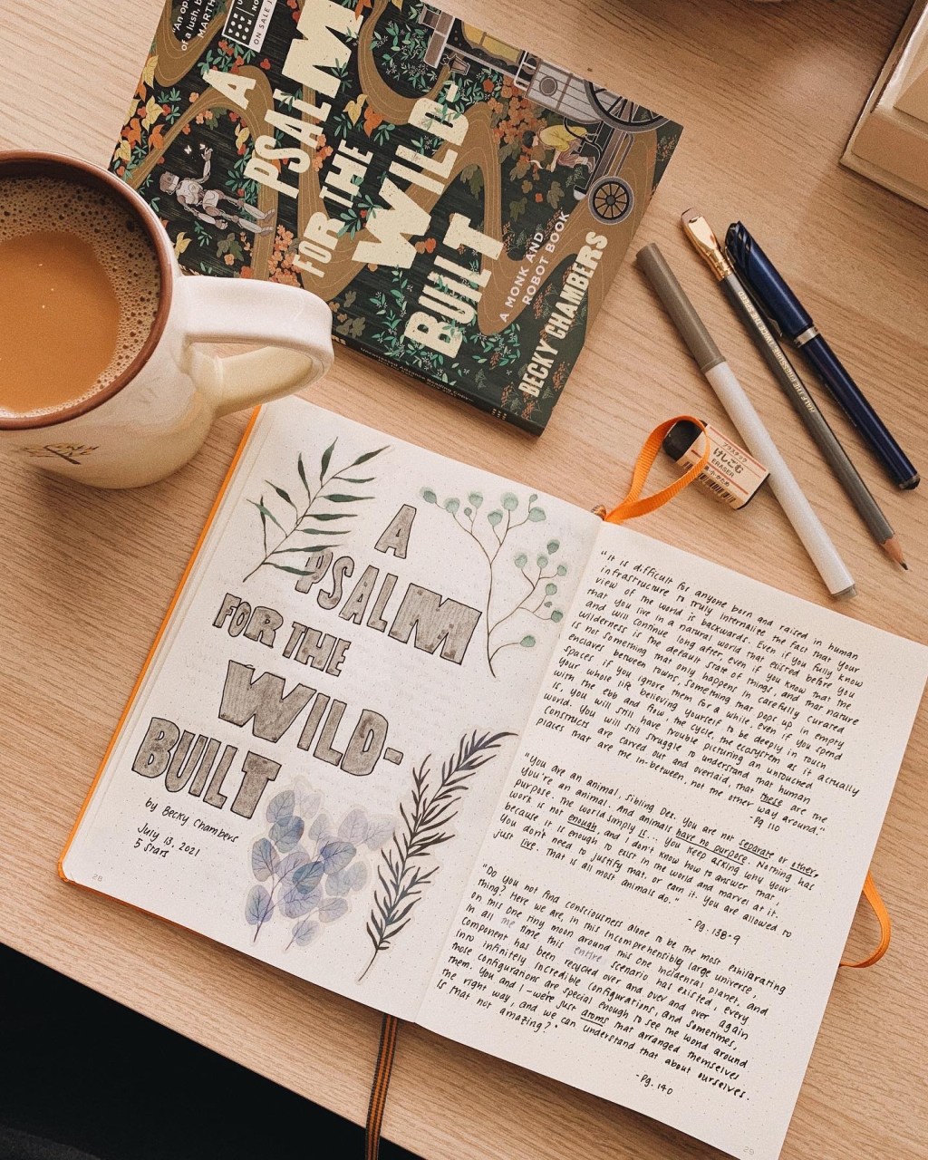 A Psalm for the Wild-Built by Becky Chambers // Book Review